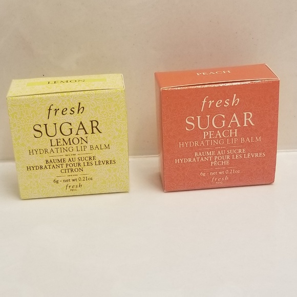 Fresh Sugar Lemon amd Peach Hydrating Lip Balm - Picture 2 of 4